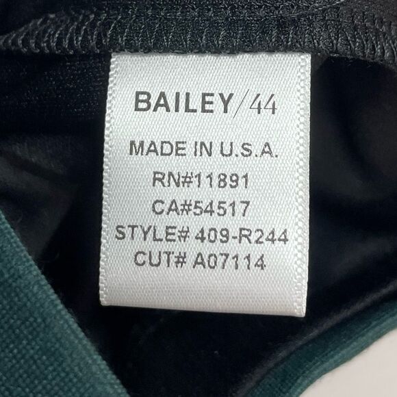 Bailey 44 Dark Green Nara Faux Leather Dress Medium- New - Picture 7 of 9